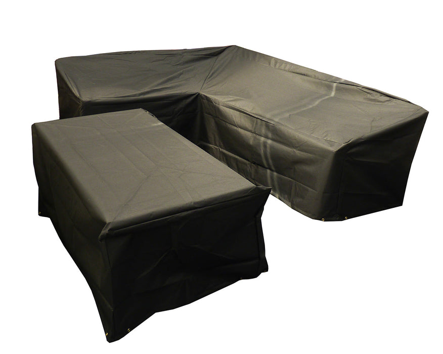 Bosmere Protector 6000 Large L Shaped Dining Cover Right Side Long - Storm Black