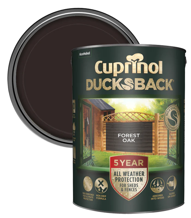 Cuprinol Ducksback 5Ltr - Forest Oak
