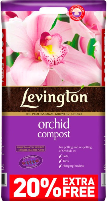 Levington Orchid Compost 8L + 20% Free