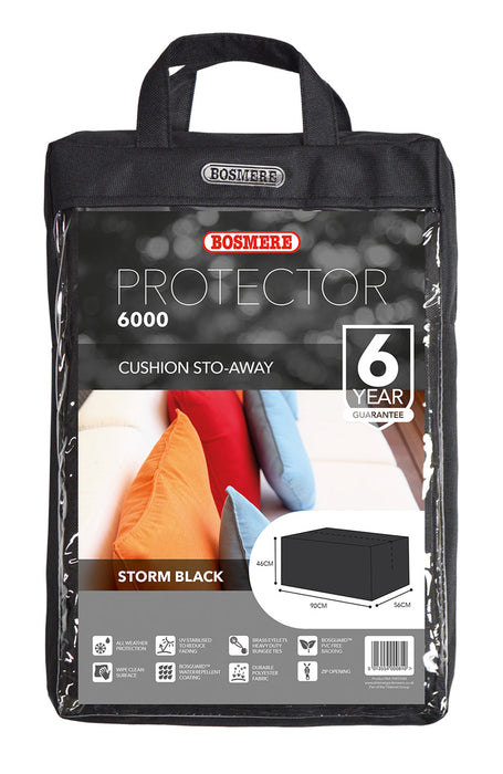 Bosmere Protector 6000 Cushion Sto-Away - Storm Black