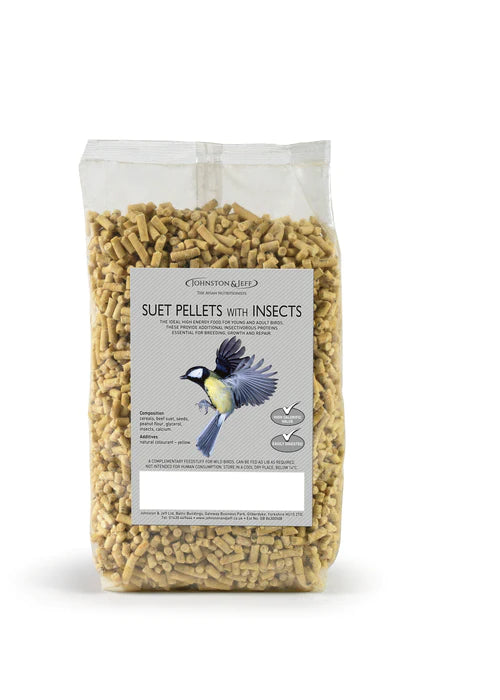 Johnston & Jeff Suet Pellets with Insects 1kg