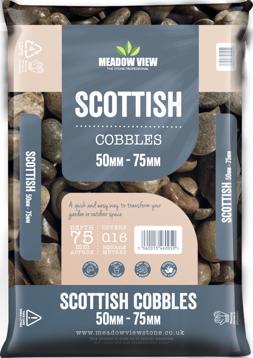 Meadow View Scottish Cobbles 50-75mm