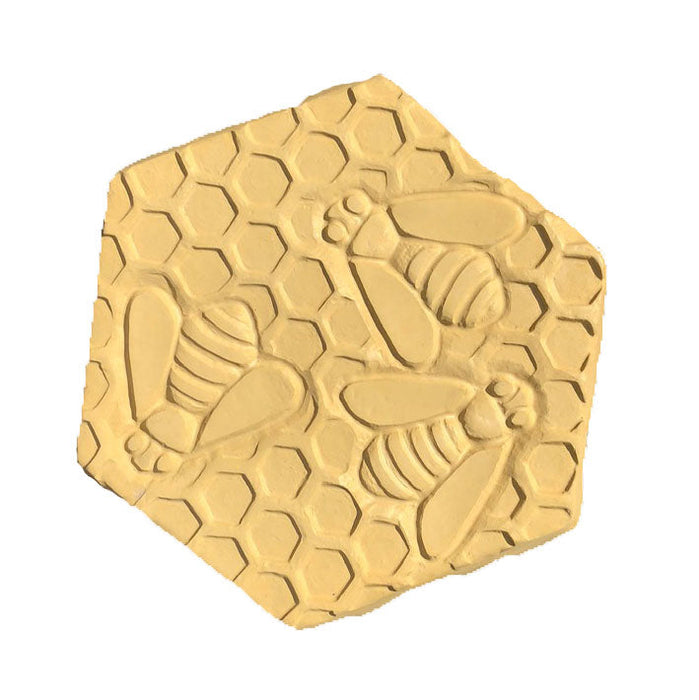 Deco-Pak Hexagon Bee Stepping Stone - Honey