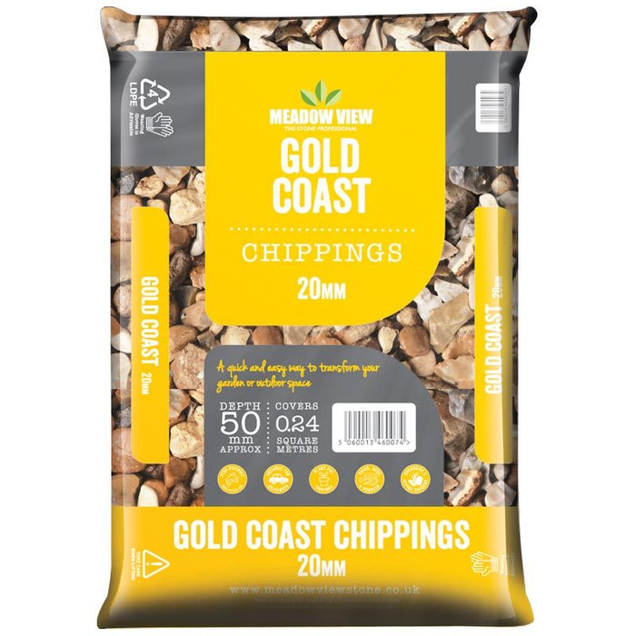 Meadow View Gold Coast Chippings 20mm