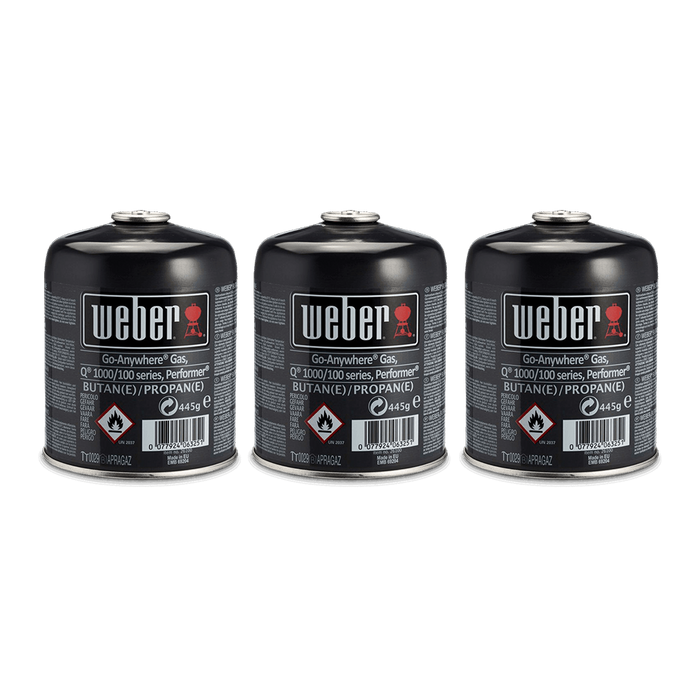 Weber Gas Canister 3-Pack