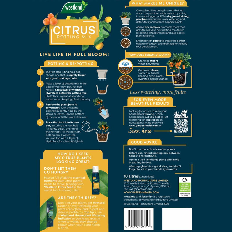 Westland Citrus Potting Mix 10Ltr
