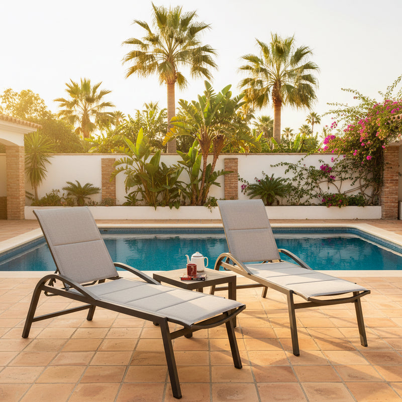 San Marino Sunlounger Set