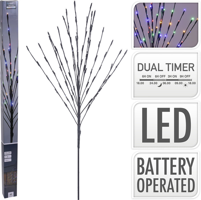 Koopman Tree On Pick 80 LED Multi Clr