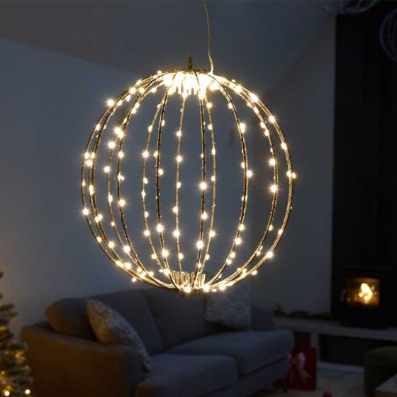 Smart Garden 190 Led Twinkle Orb, Warm White 30Cm, Lv