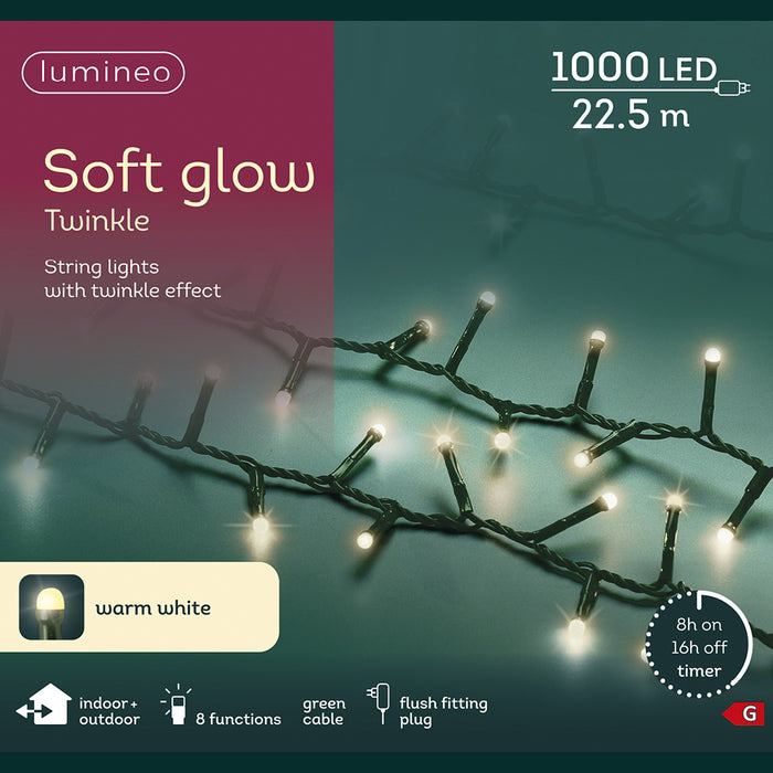 Kaemingk LED Warm White Glow Twinkle Effect (2250cm)