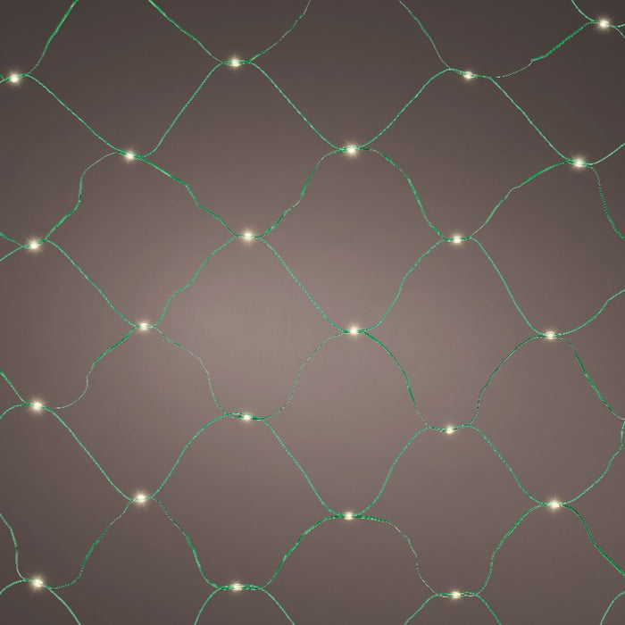KMG Micro Big LED Net Light Green/Warm White 200X200Cm-272L