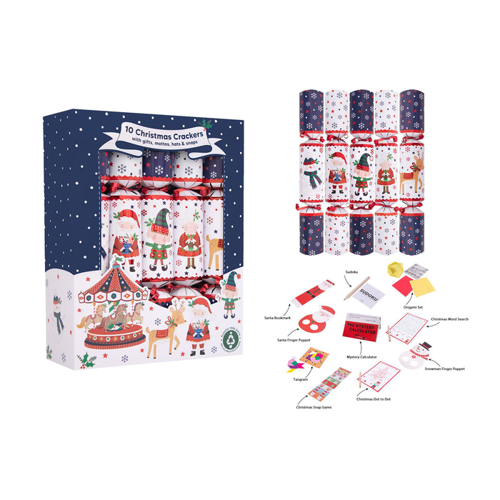 RSW 10 Family Santa & Friends 12" Crackers