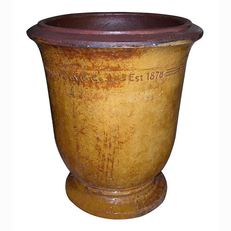 ERRINGTON REAY Courtyard Urn Old Leather S1