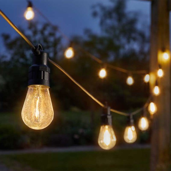 Eureka Vintage Festoon LV String Lights Warm White - Set of 10