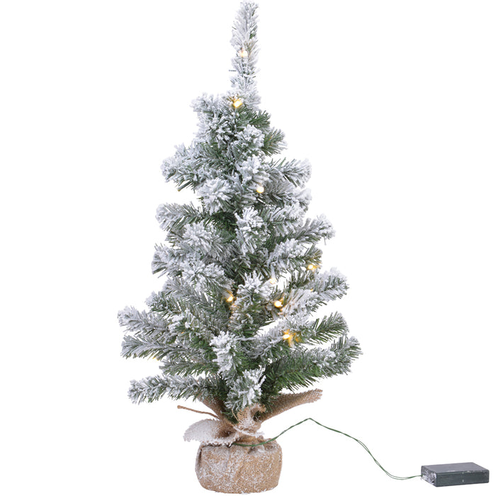 Kaemingk LED Imperial Mini Snowy Tree Indoor (Dia.46Cm X H.90Cm)