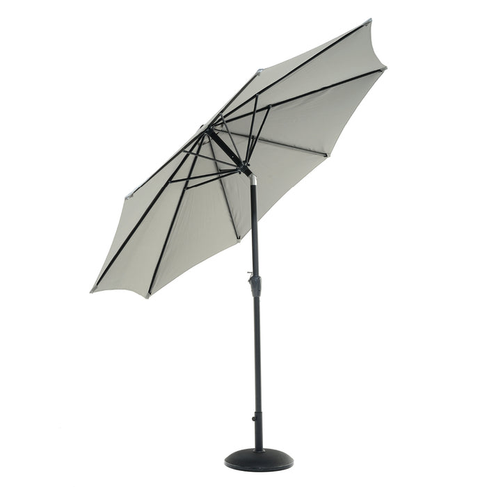 Lifestyle 3m Crank & Tilt Parasol - Grey