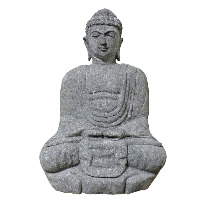 Buddha Sitting Japanese Natural Basanite Stone 50cm
