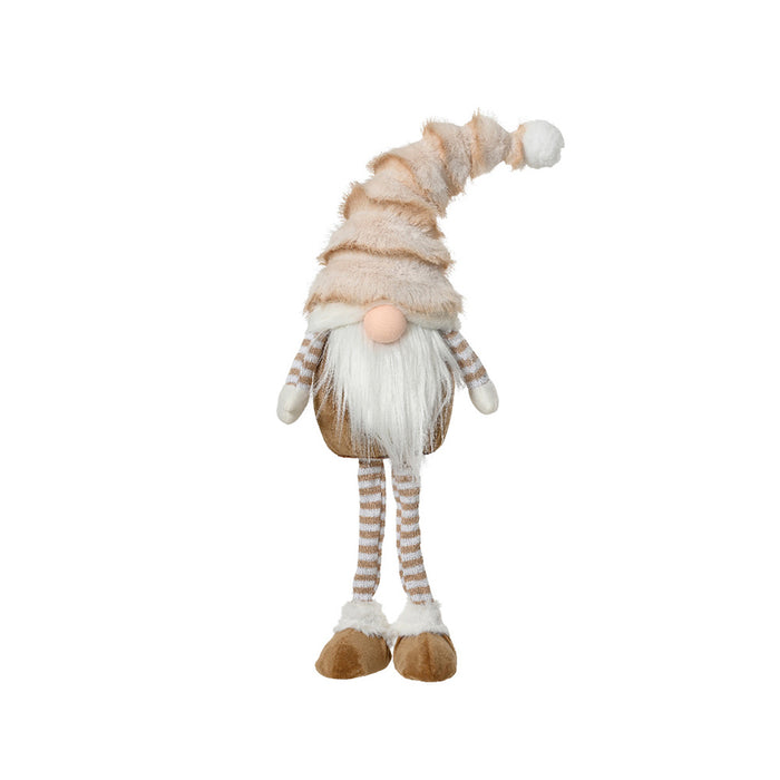 Kaemingk Gnome Polyester Standing Beige (L.21Cm X W.13Cm X H.58Cm)
