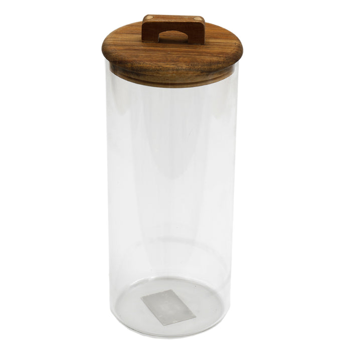 Sifcon 12X30 Glass Jar+Acacia Lid