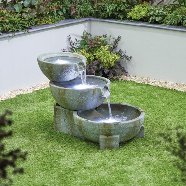 Kelkay Oasis Water Featre inc. LEDs