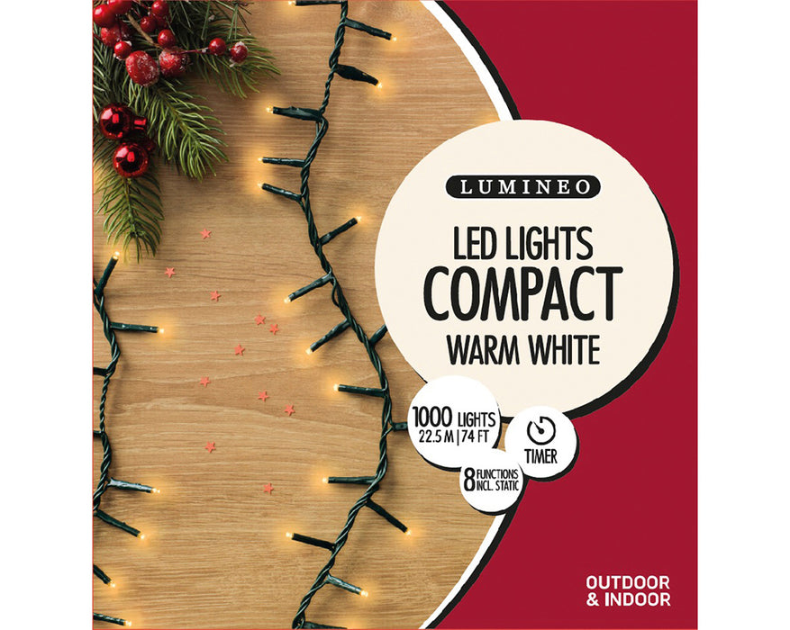 Kaemingk LED Compact Lights - Warm White (L.2250Cm)