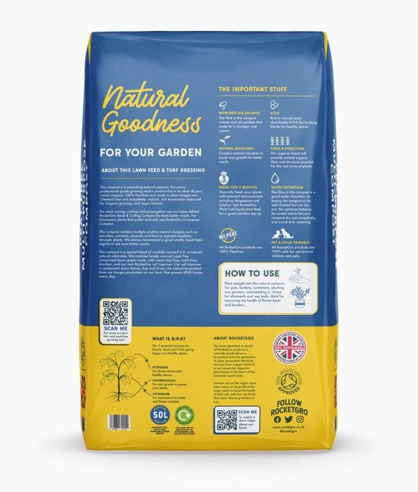 RocketGro Peat Free Multipurpose Compost 50Ltr