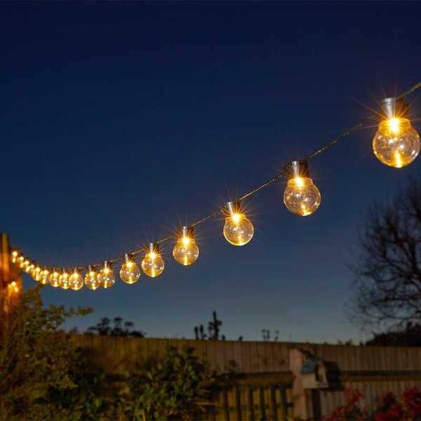 Smart Solar GloBulb String Lights - Set of 40