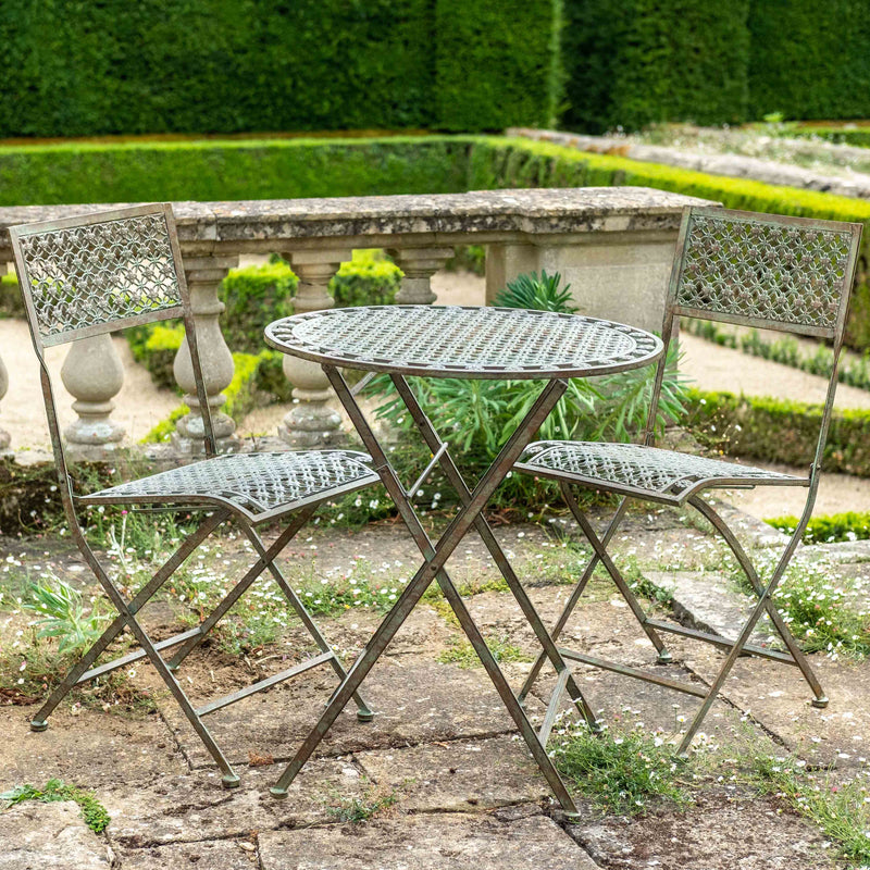 Ascalon Marlborough 2 Seater Bistro Set Pewter