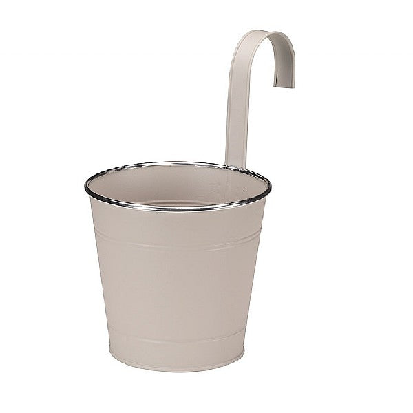 Smart Garden 15in Fence & Balcony Hanging Planter Galvanised