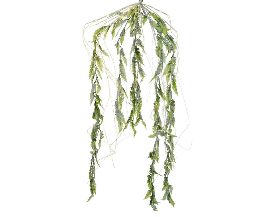 KMG 156-Micro LED Leaf Cascade White/Warm White 120cm