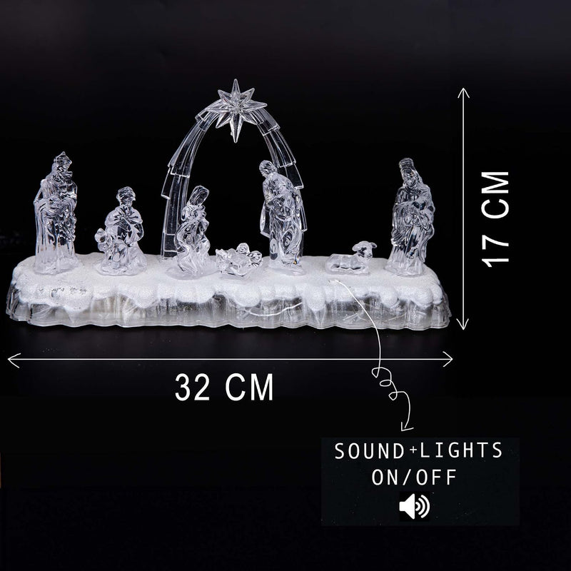 Shatchi Light Up Angel 9x8x32.5cm