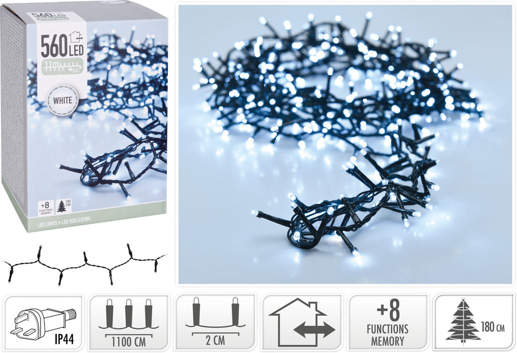 Koopman 560 White LED Snake Lights With Compact Plug