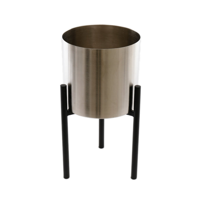 Sifcon 31Cm Silverplantr W/Black Stnd