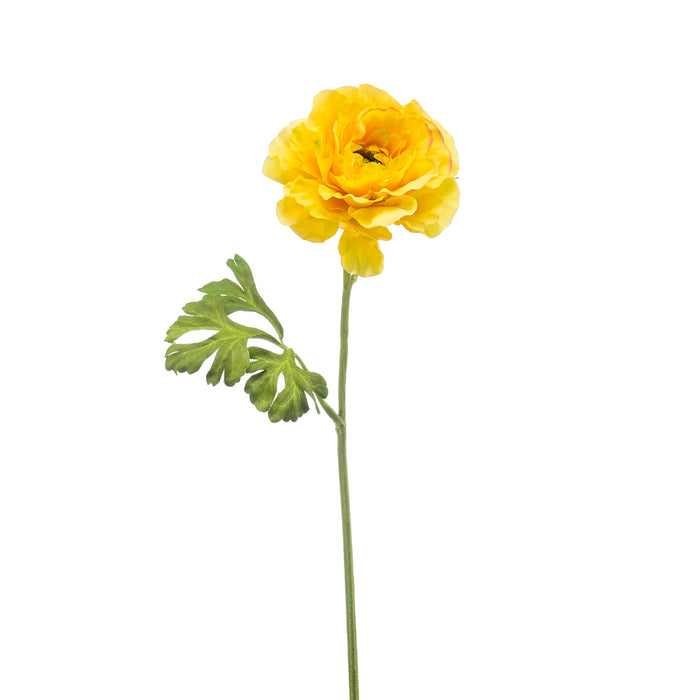 Emerald Ranunculus Spray Yellow 61cm