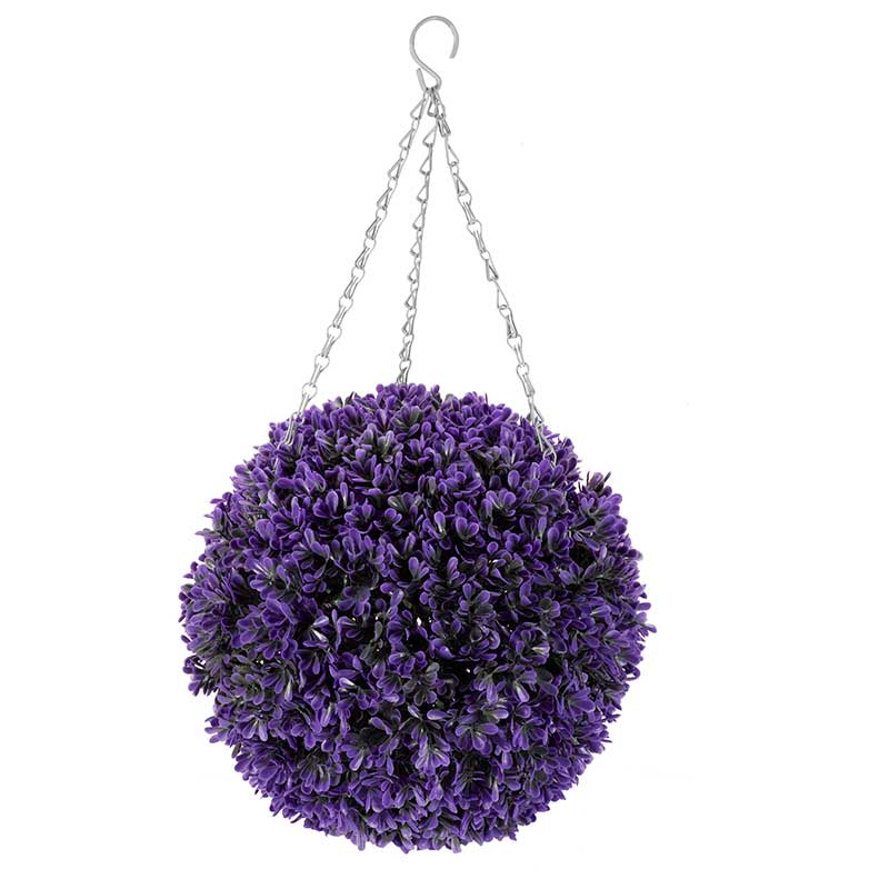 Faux Décor Topiary Vivid Violet Ball 30cm