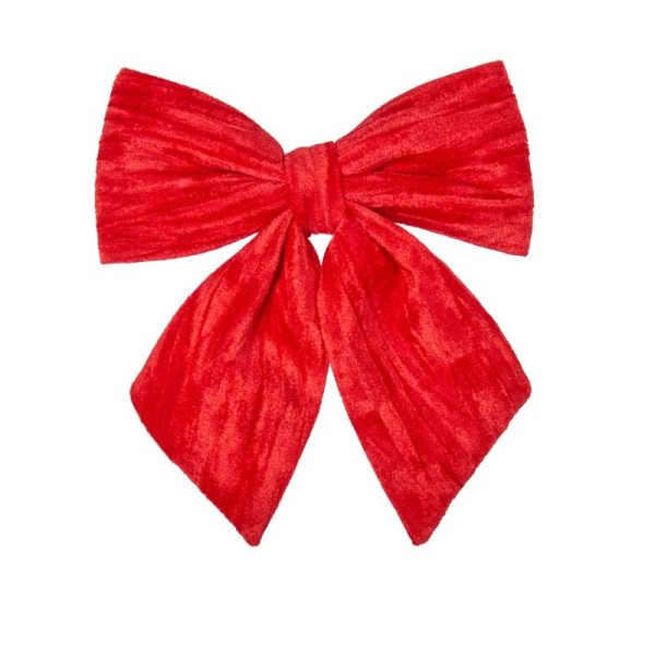 Smart Garden 34Cm Velvet Bow - Ruby