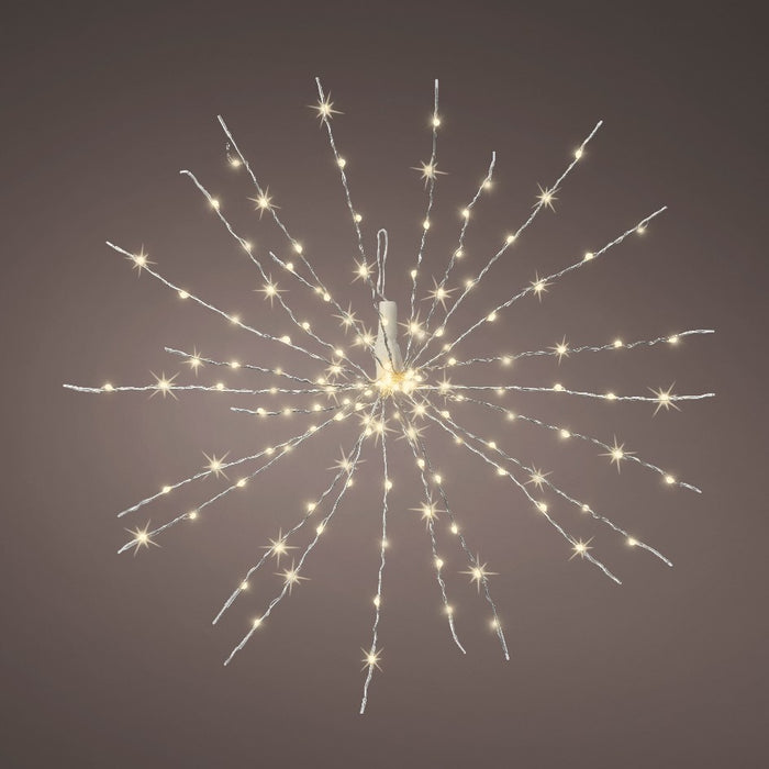 Kaemingk Micro LED Polestar Lights Flashing Effect Outdoor 144 Silver/Warm White