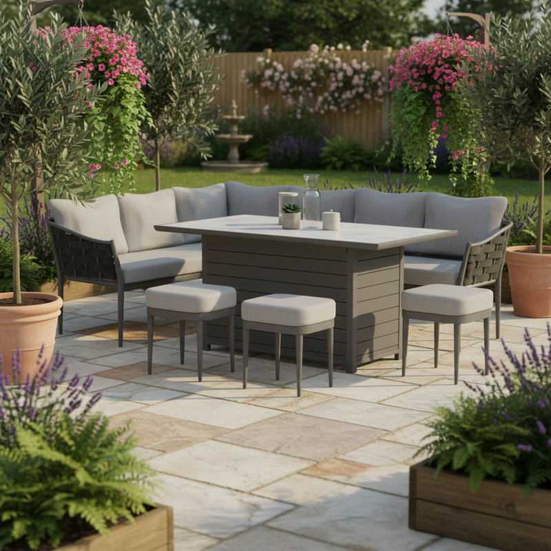 Alexander Rose Torino Rectangular Casual Dining Set £2000