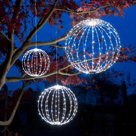 Smart Garden 190 Led Twinkle Orb, Cool White 30Cm, Lv