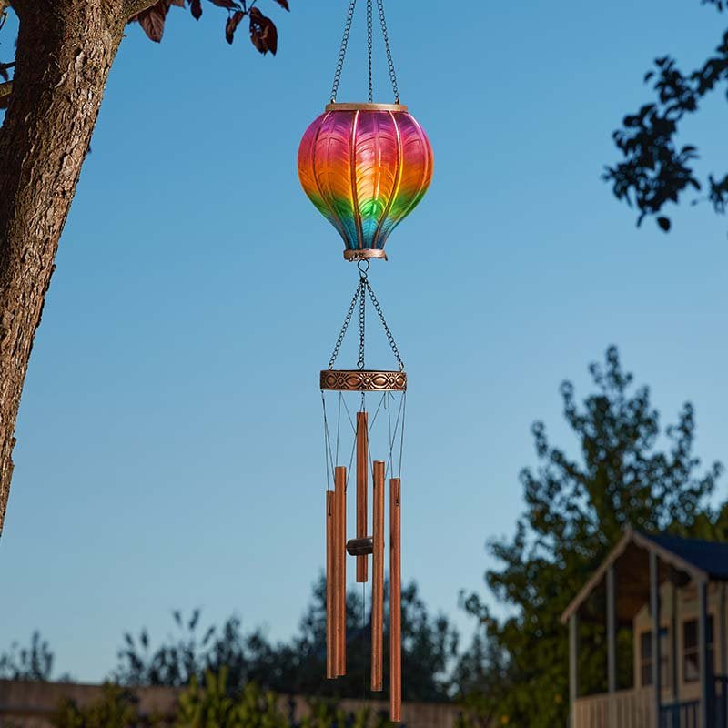 Smart Solar Rainbow Windchime