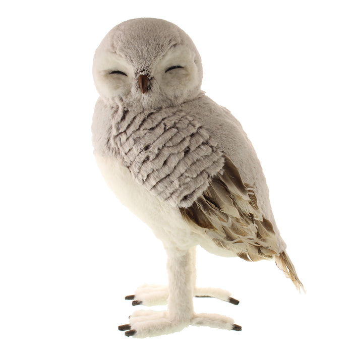 Sage Decor Faux Fur Standing Owl (48cm)