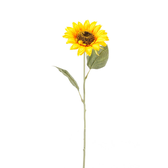 Emerald Sunflower Spray 62cm Yellow