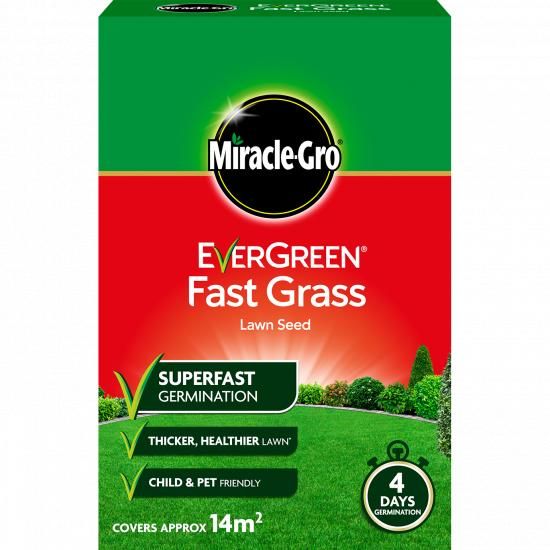 Miracle-Gro EverGreen Fast Grass Lawn Seed 14m2