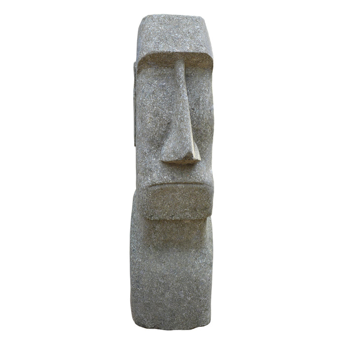 Moai Head Natural Basanite Stone 50cm