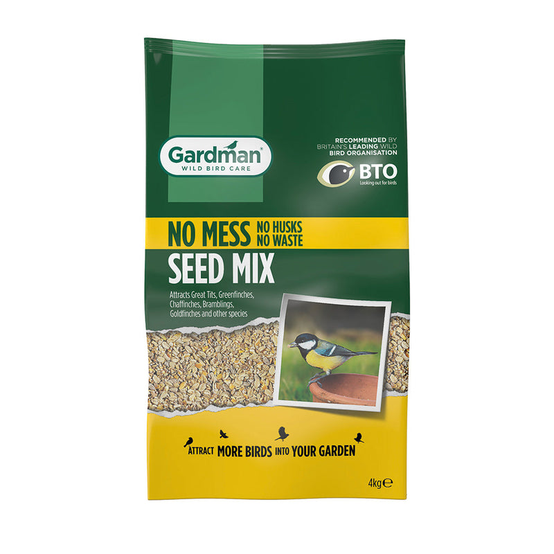GARDMAN No Mess Seed Mix 4kg
