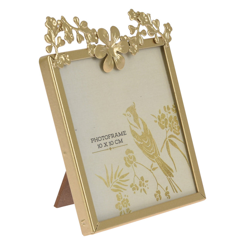 Photo Frame with Elegrant Gold Colour Decoration