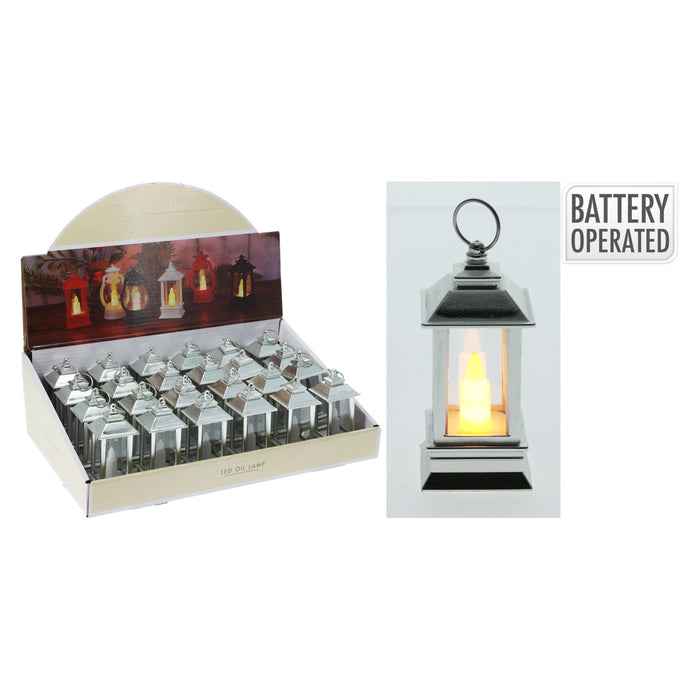 Koopman Lantern With Candle Silver