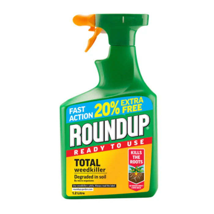 Roundup Total RTU Weedkiller 1.2ltr + 20%XF