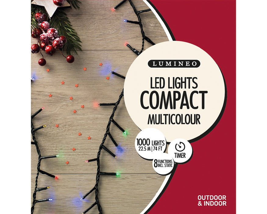 Kaemingk LED Compact Lights - Multicolour (L.2250Cm)