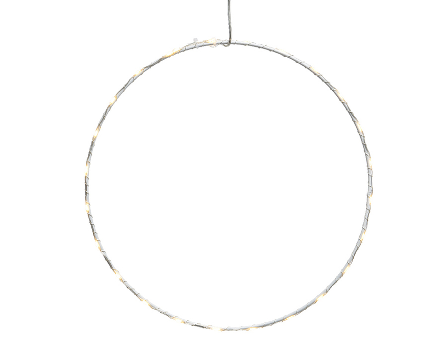 KMG 60-Micro LED White Hoop White/Warm White Dia50cm